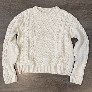 Tentree Highline Wool Cable Crew Sweater